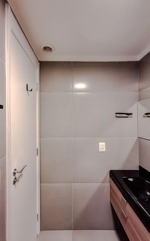 Studio para alugar com 36m², 1 quarto e sem vaga Studio para alugar com 36m², 1 quarto e sem vagaBanheiro