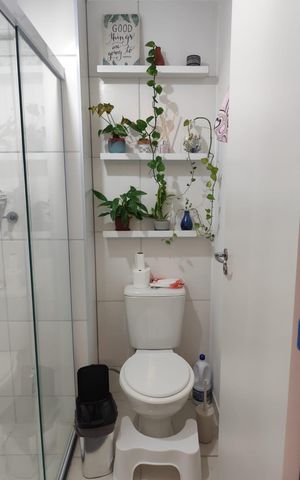 Apartamento para alugar com 36m², 2 quartos e sem vaga Apartamento para alugar com 36m², 2 quartos e sem vagaBanheiro