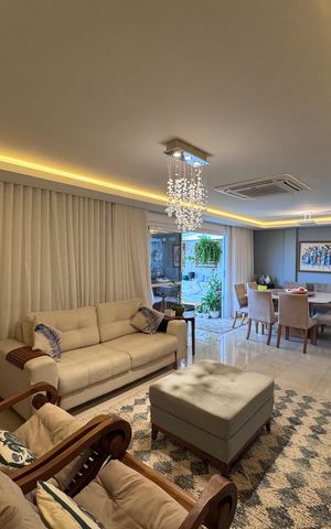Apartamento à venda com 157m², 4 quartos e 3 vagas Apartamento à venda com 157m², 4 quartos e 3 vagasSala