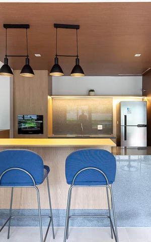 Studio à venda com 26m², 1 quarto e sem vaga Studio à venda com 26m², 1 quarto e sem vagaSalão de Festas