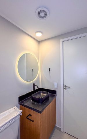 Studio à venda com 26m², 1 quarto e sem vaga Studio à venda com 26m², 1 quarto e sem vagaBanheiro
