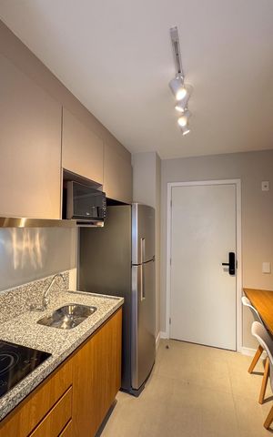Studio à venda com 26m², 1 quarto e sem vaga Studio à venda com 26m², 1 quarto e sem vagaCozinha