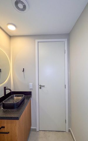 Studio à venda com 26m², 1 quarto e sem vaga Studio à venda com 26m², 1 quarto e sem vagaBanheiro
