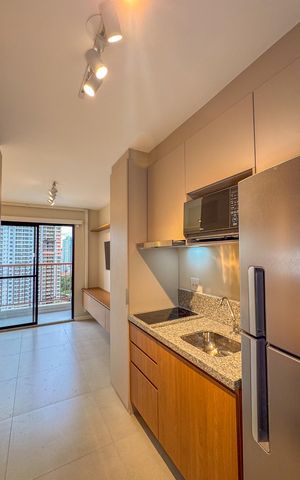 Studio à venda com 26m², 1 quarto e sem vaga Studio à venda com 26m², 1 quarto e sem vagaCozinha