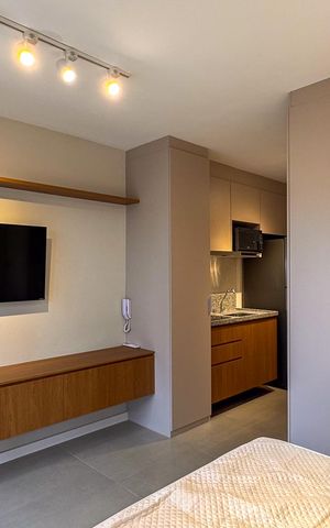 Studio à venda com 26m², 1 quarto e sem vaga Studio à venda com 26m², 1 quarto e sem vagaEstúdio