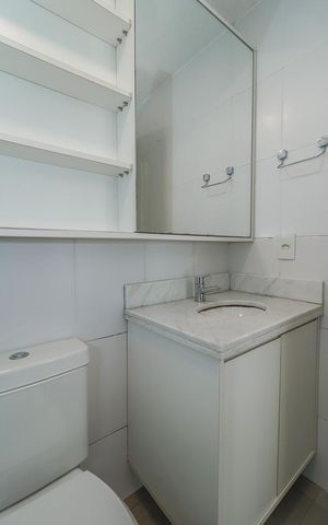 Apartamento à venda com 41m², 1 quarto e 1 vagaBanheiro da Suíte