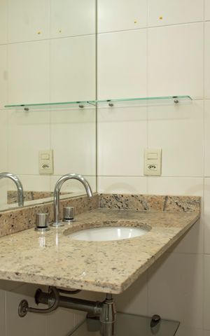 Apartamento à venda com 56m², 2 quartos e 2 vagasBanheiro