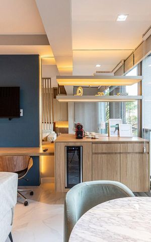 Studio à venda com 35m², 1 quarto e sem vaga
