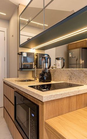 Studio à venda com 35m², 1 quarto e sem vaga