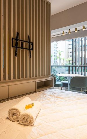 Studio à venda com 35m², 1 quarto e sem vaga