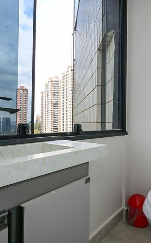Apartamento para alugar com 97m², 1 quarto e 2 vagasLavabo