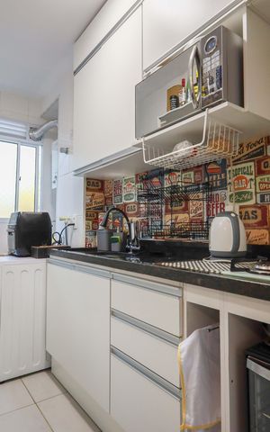 Apartamento à venda com 55m², 2 quartos e 1 vagaCozinha