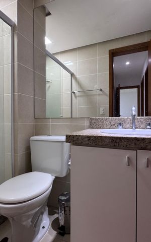 Apartamento à venda com 112m², 3 quartos e 1 vaga Apartamento à venda com 112m², 3 quartos e 1 vagaBanheiro Social