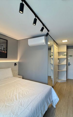 Studio para alugar com 26m², 0 quarto e sem vaga Studio para alugar com 26m², 0 quarto e sem vagaQuarto