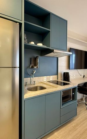 Studio para alugar com 26m², 0 quarto e sem vaga Studio para alugar com 26m², 0 quarto e sem vagaCozinha