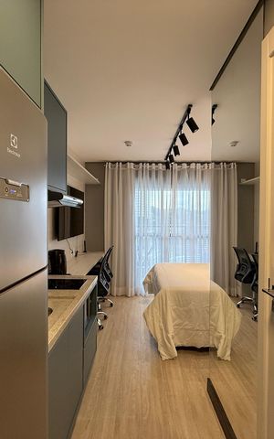 Studio para alugar com 26m², 0 quarto e sem vaga Studio para alugar com 26m², 0 quarto e sem vagaCozinha