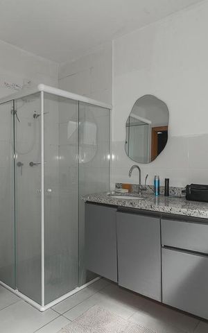 Apartamento à venda com 46m², 1 quarto e 1 vagaBanheiro