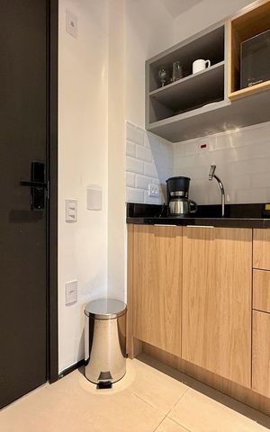 Studio à venda com 24m², 0 quarto e sem vaga Studio à venda com 24m², 0 quarto e sem vagaCozinha