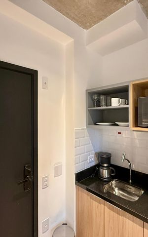 Studio à venda com 24m², 0 quarto e sem vaga Studio à venda com 24m², 0 quarto e sem vagaCozinha