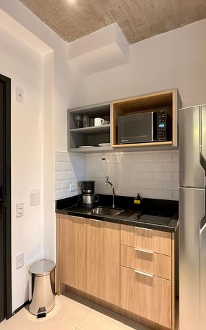 Studio à venda com 24m², 0 quarto e sem vaga Studio à venda com 24m², 0 quarto e sem vagaCozinha