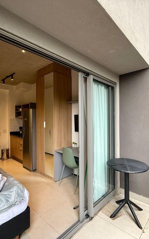 Studio à venda com 24m², 0 quarto e sem vaga Studio à venda com 24m², 0 quarto e sem vagaSacada