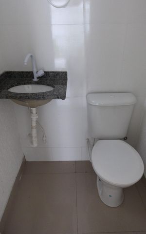 Casa de condomínio à venda com 70m², 2 quartos e 1 vagaLavabo