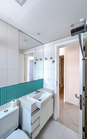 Apartamento à venda com 84m², 3 quartos e 2 vagasBanheiro