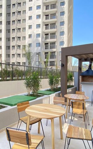 Apartamento à venda com 39m², 2 quartos e sem vagaÁrea comum