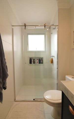 Apartamento para alugar com 96m², 3 quartos e 2 vagasQuarto 1 - Suíte Banheiro 