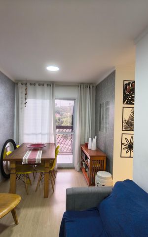 Apartamento à venda com 60m², 3 quartos e 1 vaga Apartamento à venda com 60m², 3 quartos e 1 vagaSala