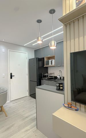 Apartamento à venda com 37m², 2 quartos e sem vaga Apartamento à venda com 37m², 2 quartos e sem vagaSala/Cozinha