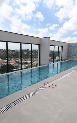 Studio à venda com 45m², 1 quarto e 1 vagaÁrea comum - Piscina