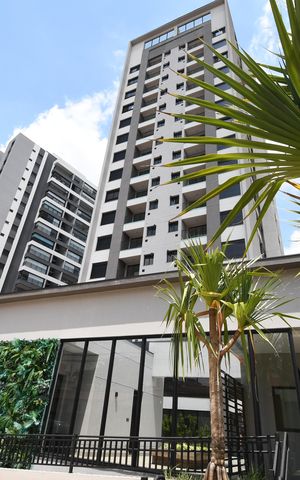 Studio à venda com 45m², 1 quarto e 1 vagaFachada do Prédio