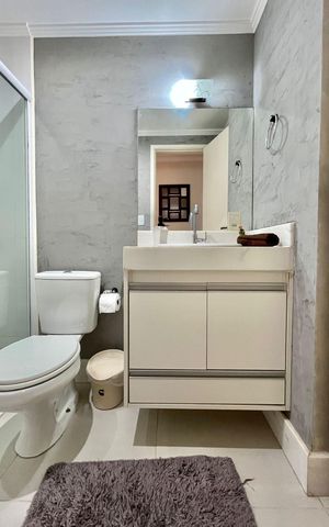 Apartamento à venda com 142m², 3 quartos e 3 vagas Apartamento à venda com 142m², 3 quartos e 3 vagasBanheiro
