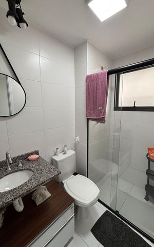 Apartamento para alugar com 60m², 2 quartos e 1 vaga Apartamento para alugar com 60m², 2 quartos e 1 vagaBanheiro