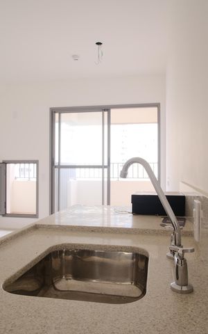 Studio à venda com 37m², 1 quarto e sem vagaCozinha