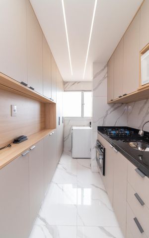 Apartamento à venda com 55m², 2 quartos e 1 vagaCozinha