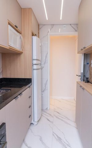 Apartamento à venda com 55m², 2 quartos e 1 vagaCozinha
