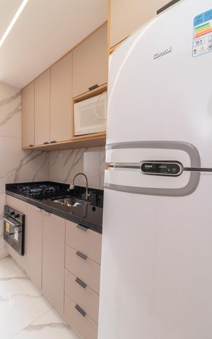 Apartamento à venda com 55m², 2 quartos e 1 vagaCozinha