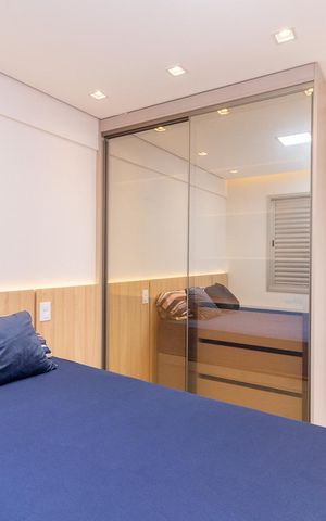 Apartamento à venda com 55m², 2 quartos e 1 vagaQuarto 1