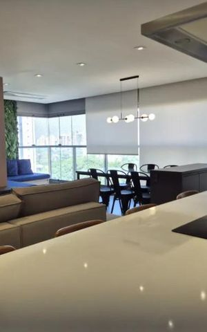 Apartamento para alugar com 95m², 1 quarto e 2 vagas
