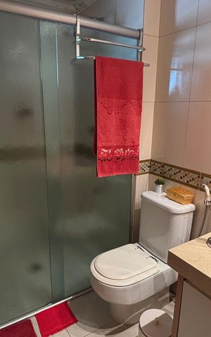 Apartamento à venda com 141m², 3 quartos e 3 vagasBanheiro da Suíte 1