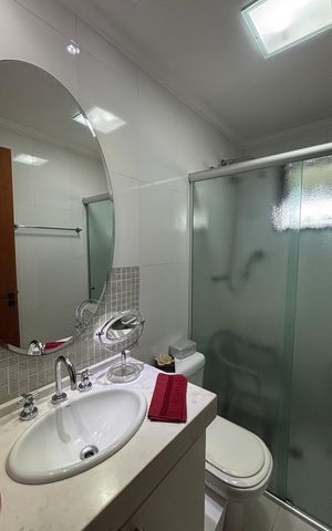 Apartamento à venda com 141m², 3 quartos e 3 vagasBanheiro da Suíte 2