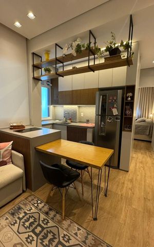 Apartamento para alugar com 30m², 1 quarto e 1 vaga Apartamento para alugar com 30m², 1 quarto e 1 vagaCozinha