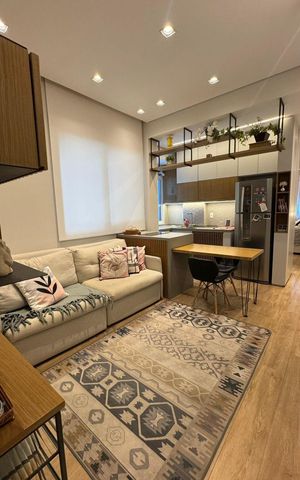 Apartamento para alugar com 30m², 1 quarto e 1 vaga Apartamento para alugar com 30m², 1 quarto e 1 vagaSala