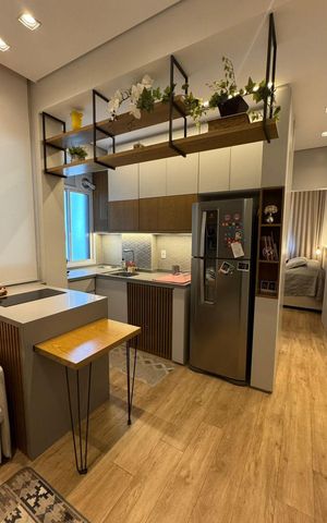 Apartamento para alugar com 30m², 1 quarto e 1 vaga Apartamento para alugar com 30m², 1 quarto e 1 vagaCozinha