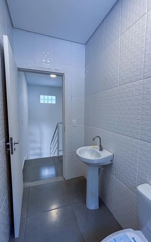 Casa para alugar com 101m², 2 quartos e 2 vagas Casa para alugar com 101m², 2 quartos e 2 vagasBanheiro