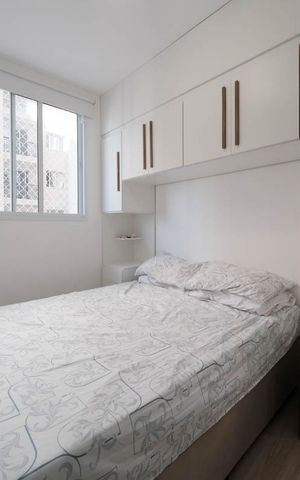 Apartamento à venda com 34m², 2 quartos e sem vagaQuarto 2