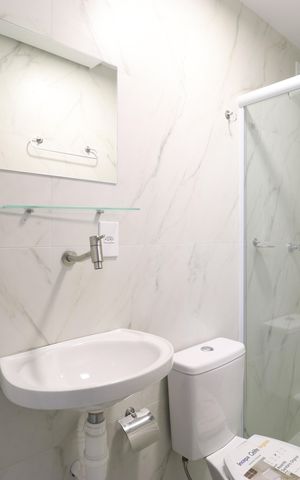 Studio para alugar com 16m², 1 quarto e sem vagaBanheiro