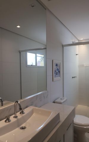 Casa de condomínio à venda com 150m², 3 quartos e 2 vagasBanheiro suíte 2